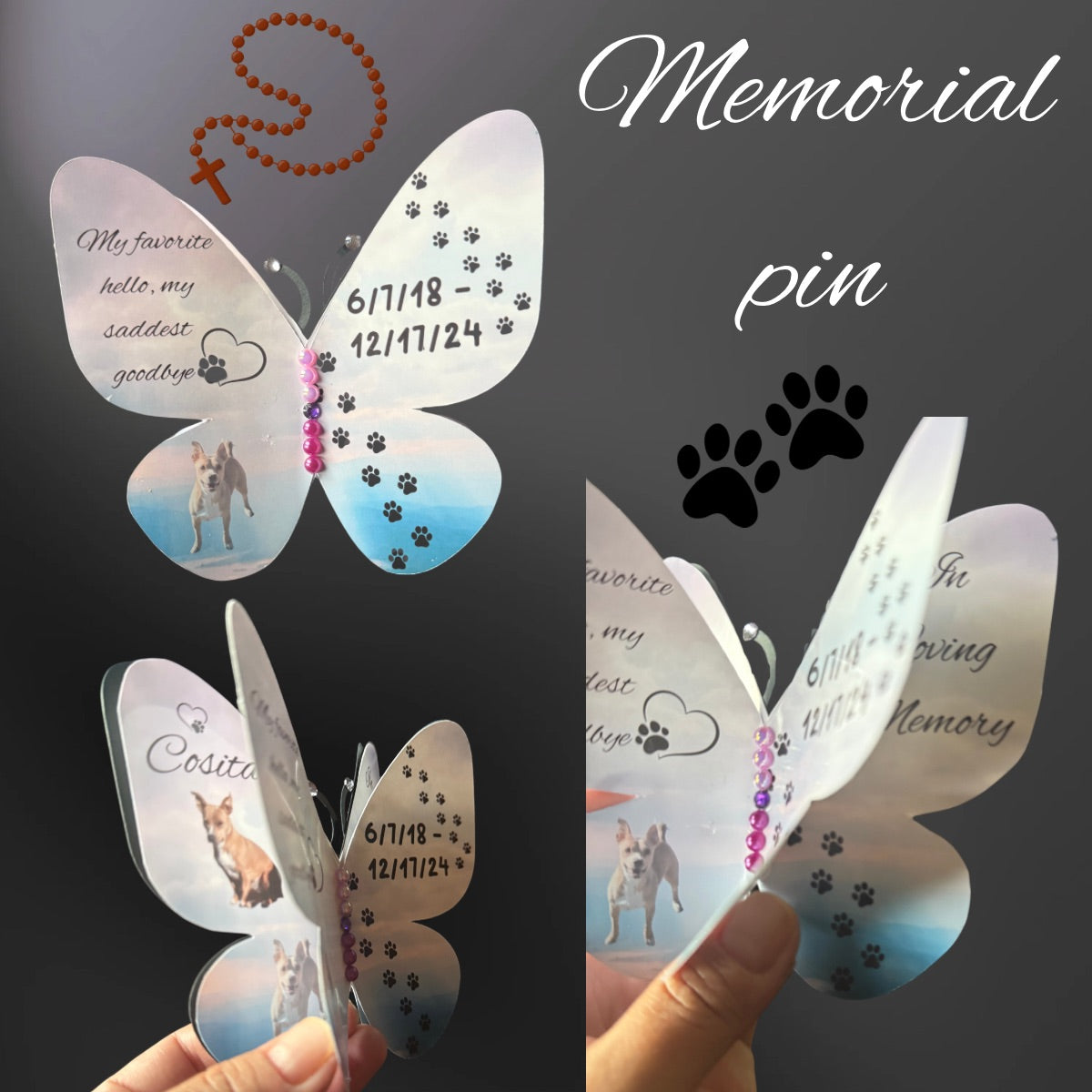 Memorial pin