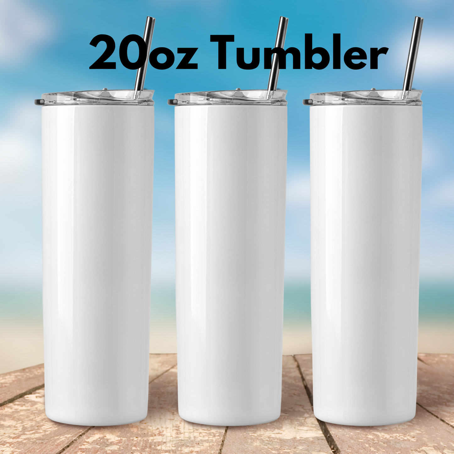 20oz Tumbler With straw