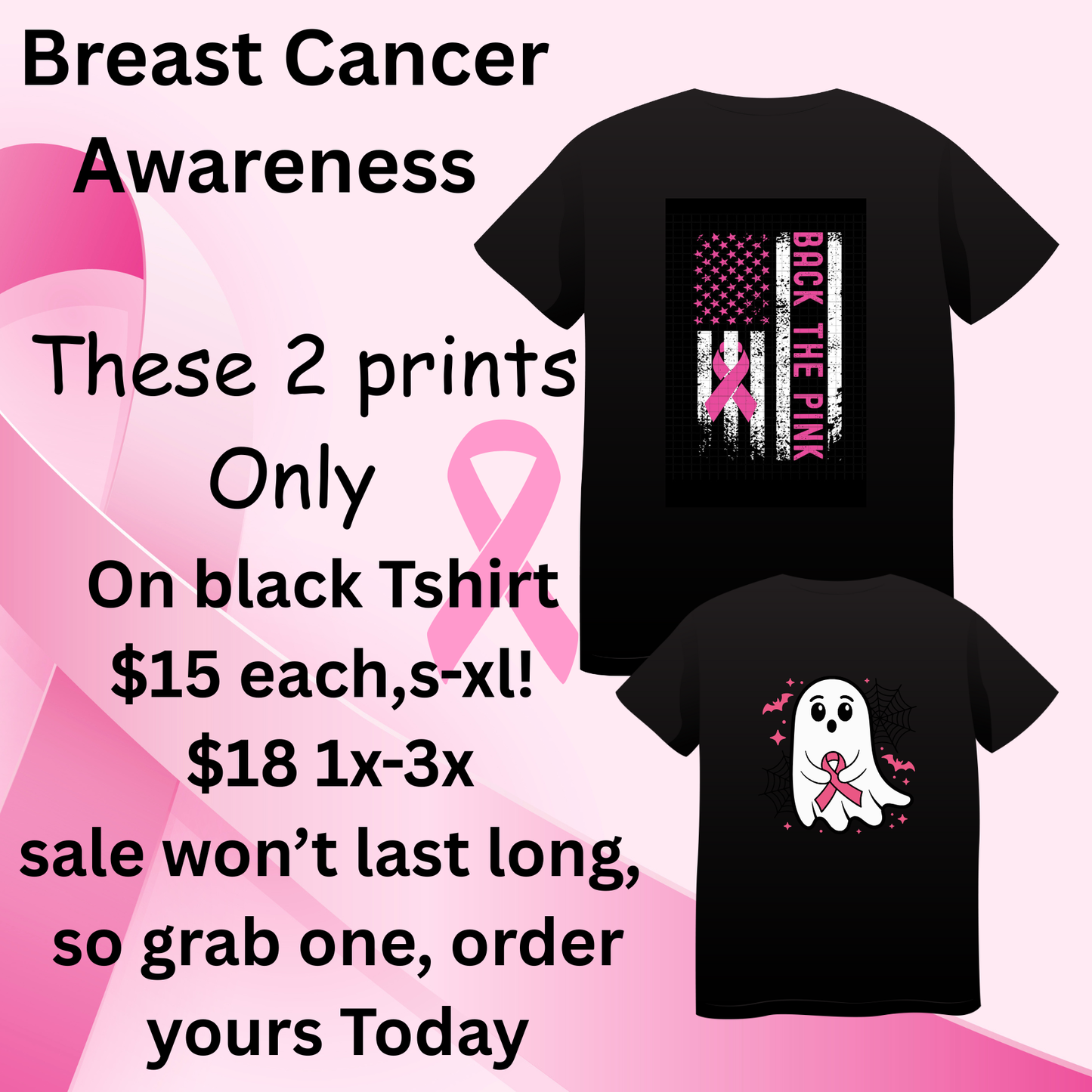 Special Sale or Breast Cancer Awareness Month!